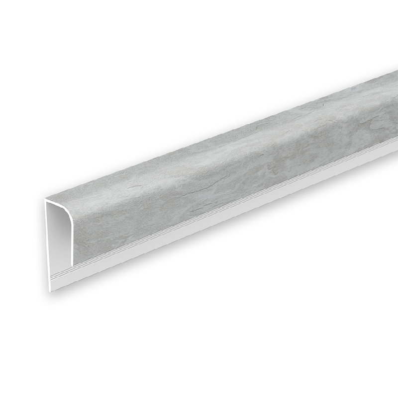 Profil L dlya paneley 8 mm Ideal Lamini - 519 Venetsiya svetlo-pepelnaya
