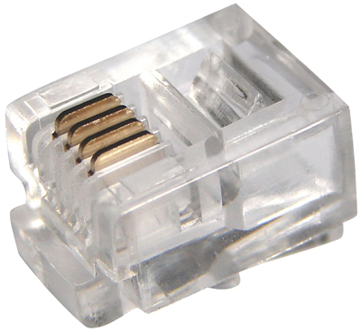 sredstva bezopasnosti   razemy   dzhek telefonnyy UTP, RJ-14 (6P4C), CAT 3 PROconnect   1