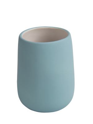 stakan dzubn. shchetok keramika Soft goluboy B4333A-2B