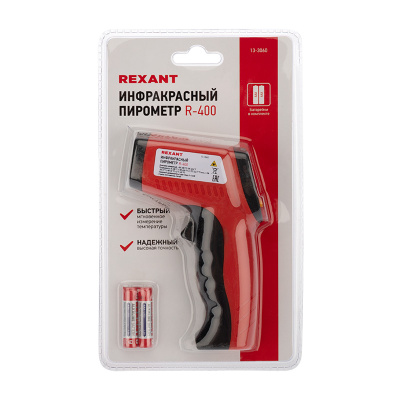 sredstva bezopasnosti   Pirometr R-400 REXANT, 13-3060   2