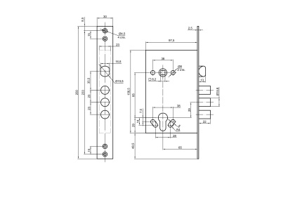 Zamok BORDER G 4-3 (2)