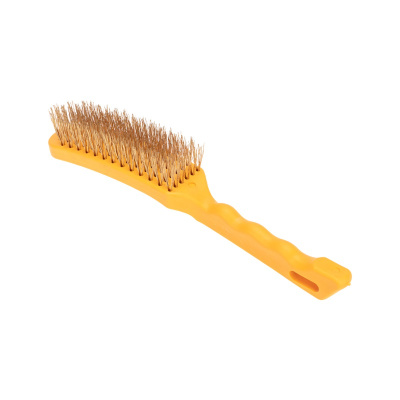 sredstva bezopasnosti   Shchetka po metallu s plastikovoy ruchkoy 6 ryad. 260 mm Kranz, KR-91-1237   1