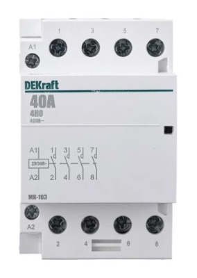 kontaktor dekraft pusk m 4 40 1