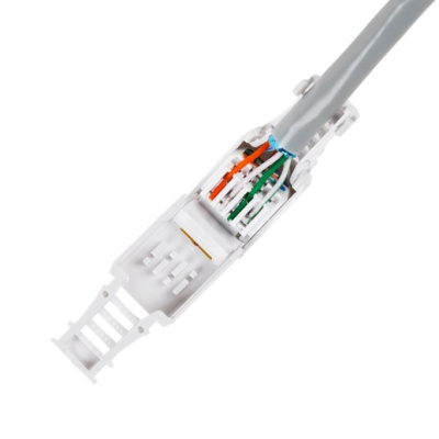 sredstva bezopasnosti   razemy   Dzhek RJ45 8R8S bystrozazhimnoy ruchnoy REXANT   2