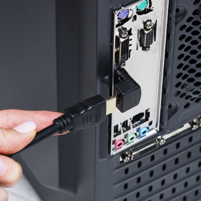 sredstva bezopasnosti   razemy   Perekhodnik REXANT HDMI Shteker - Gnezdo Uglovoy   3