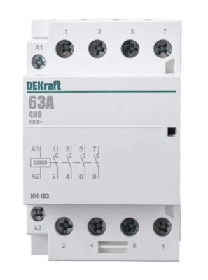 kontaktor dekraft pusk m 4 63 3