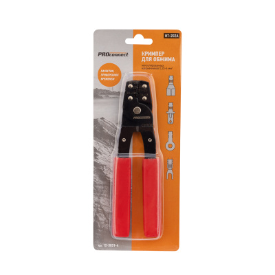 sredstva bezopasnosti   Krimper HT-202A dlya obzhima avtoklemm 0,35-6,0mm² PROconnect, 12-3031-4   3
