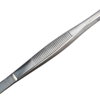 sredstva bezopasnosti   Pintset pryamoy, riflenyy 200mm (blister) REXANT, 12-0368   3