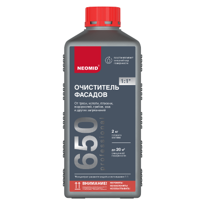 Ochistitel fasadov Neomid kontsentrat 650 (1 kg)