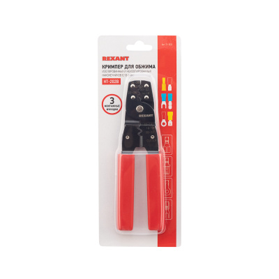 sredstva bezopasnosti   Krimper HT-202B dlya obzhima avtoklemm 0,10-6,0mm² REXANT, 12-3032   2
