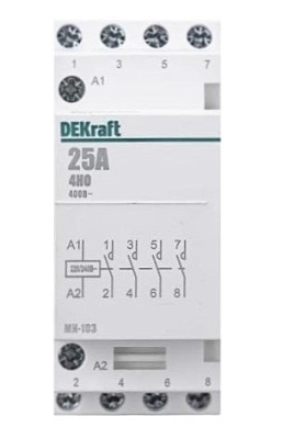 kontaktor dekraft pusk m 4 25 3